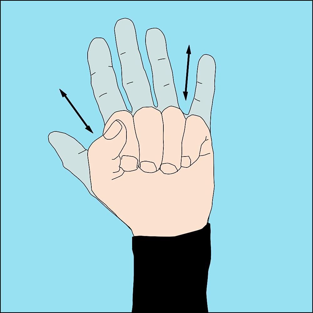 Scuba Diving Hand Signals - Cramp