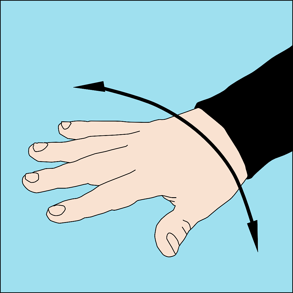 Scuba Diving Hand Signals - Not OK - Problem