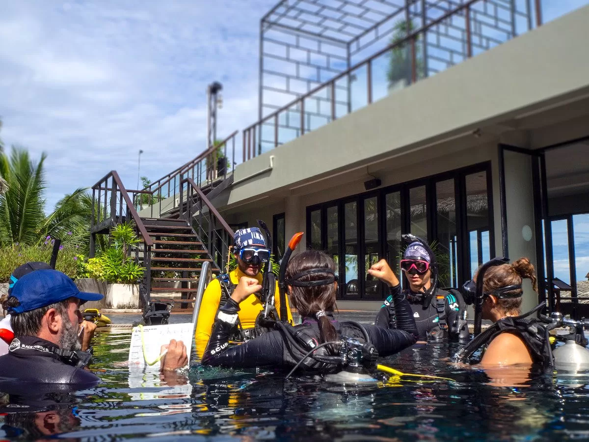 PADI Diving Instructor course in Thailand - IDC Candidates Pool Assessments