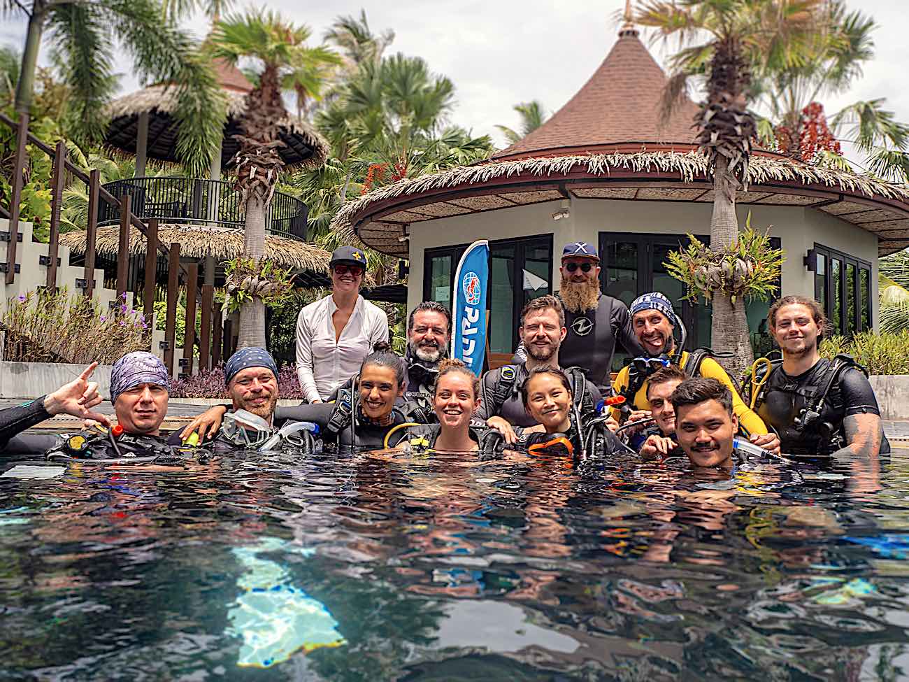padi dive instructor course in thailand - idc program on koh tao