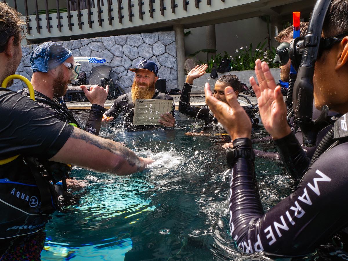 PADI diving instructor courses in thailand