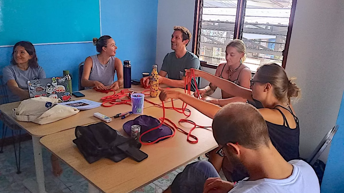 Marine Conservation Internships - Ropes & Knots Practice