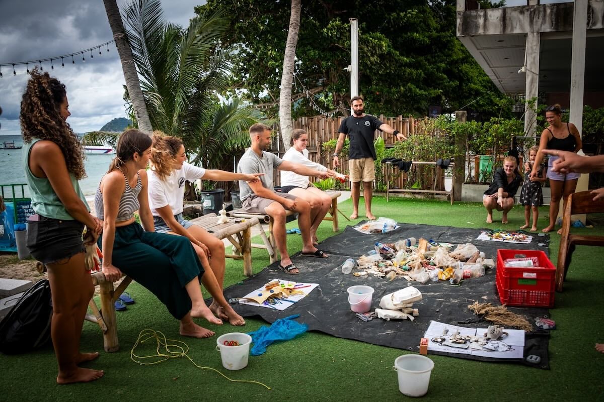 Citizen Science - Meeresmüll auf Koh Tao Thailand
