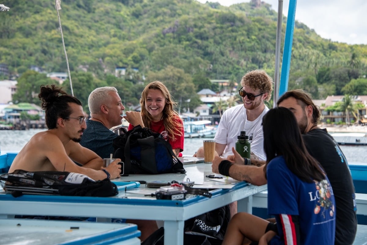 Briefings zum Conservation Divemaster Programm auf Koh Tao Thailand