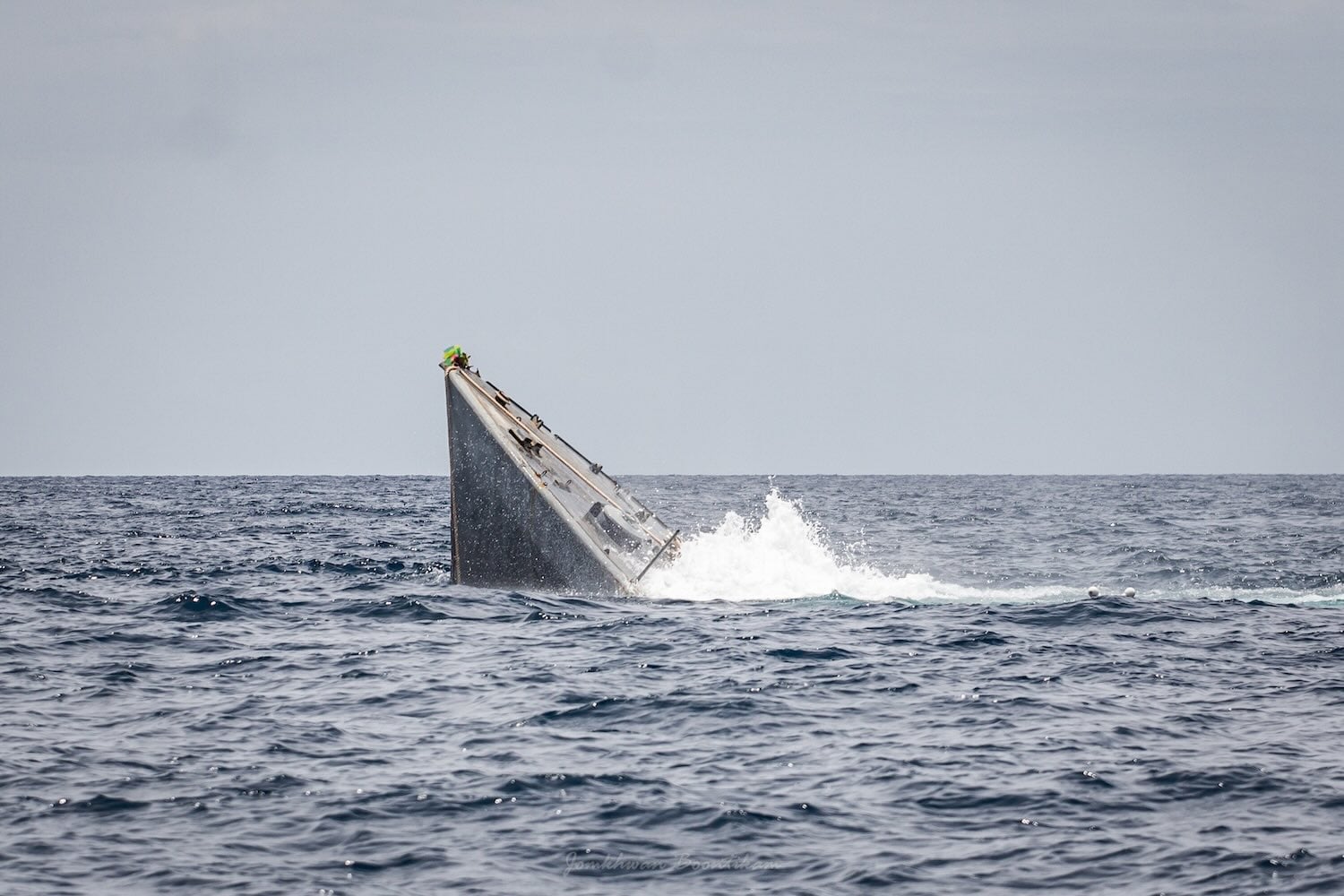 Sinking HTMS Suphairin 313 deployed in Koh Tao Thailand